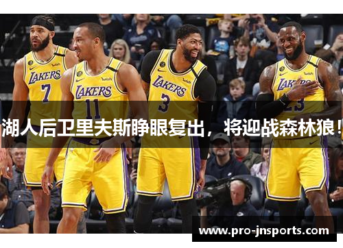 湖人后卫里夫斯睁眼复出，将迎战森林狼！